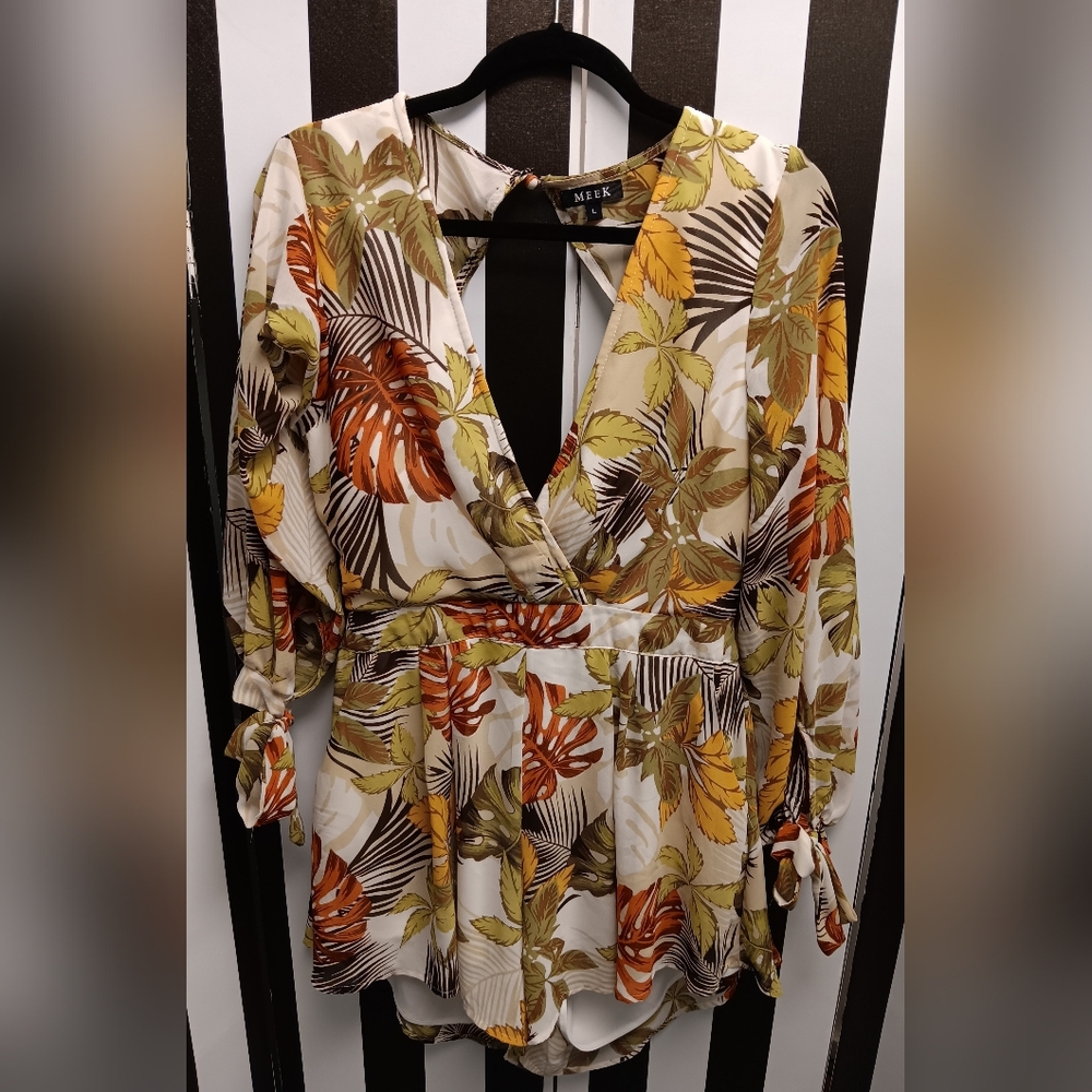 Jungle print romper - Picture 1 of 10
